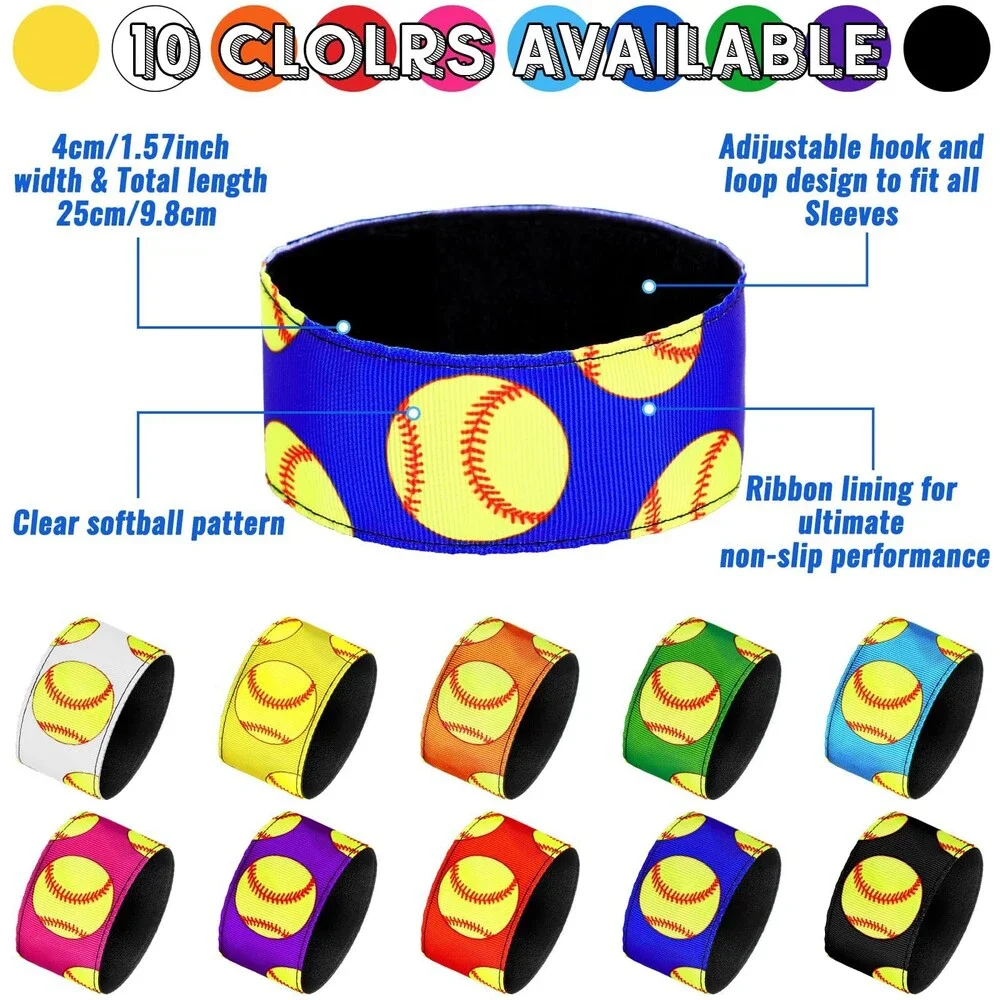 Yinder 10 Pairs Softball Soccer Shirt Sleeve Holders Clips Straps Ties Sports
